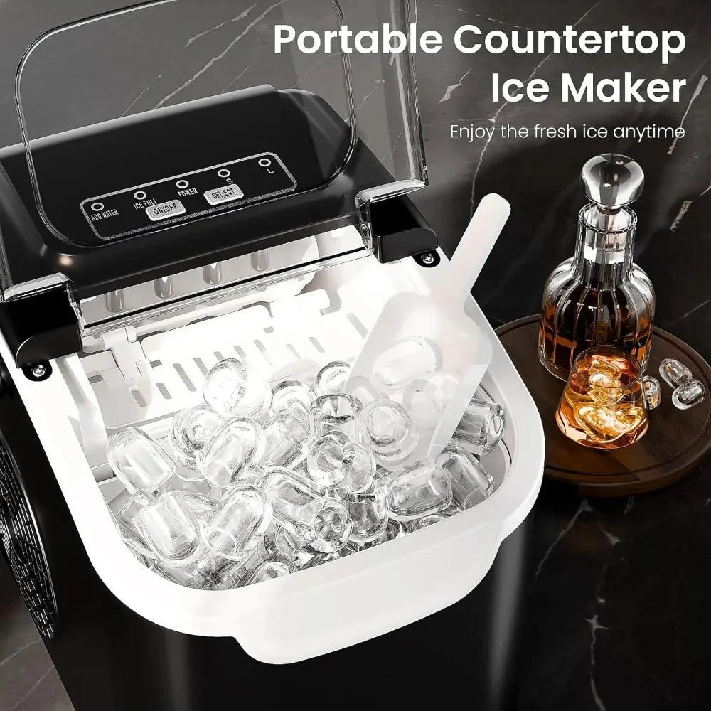 Countertop Nugget Ice Maker - Portable Compact Appliance