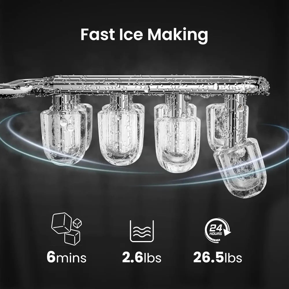 Countertop Nugget Ice Maker - Portable Compact Appliance
