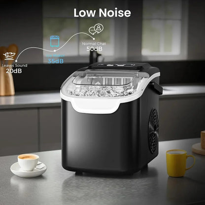 Countertop Nugget Ice Maker - Portable Compact Appliance