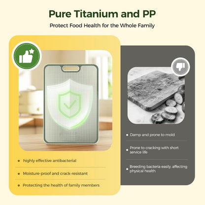 Double-Sided Metal Cutting Board — Reversible Kitchen Prep Board