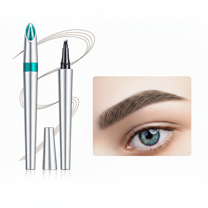 4-Tip Microblading Eyebrow Pencil - Waterproof Brow Makeup Pen