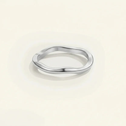 Gold Tone Stacking Ring — Minimalist Stainless Steel Band for Everyday Wear
