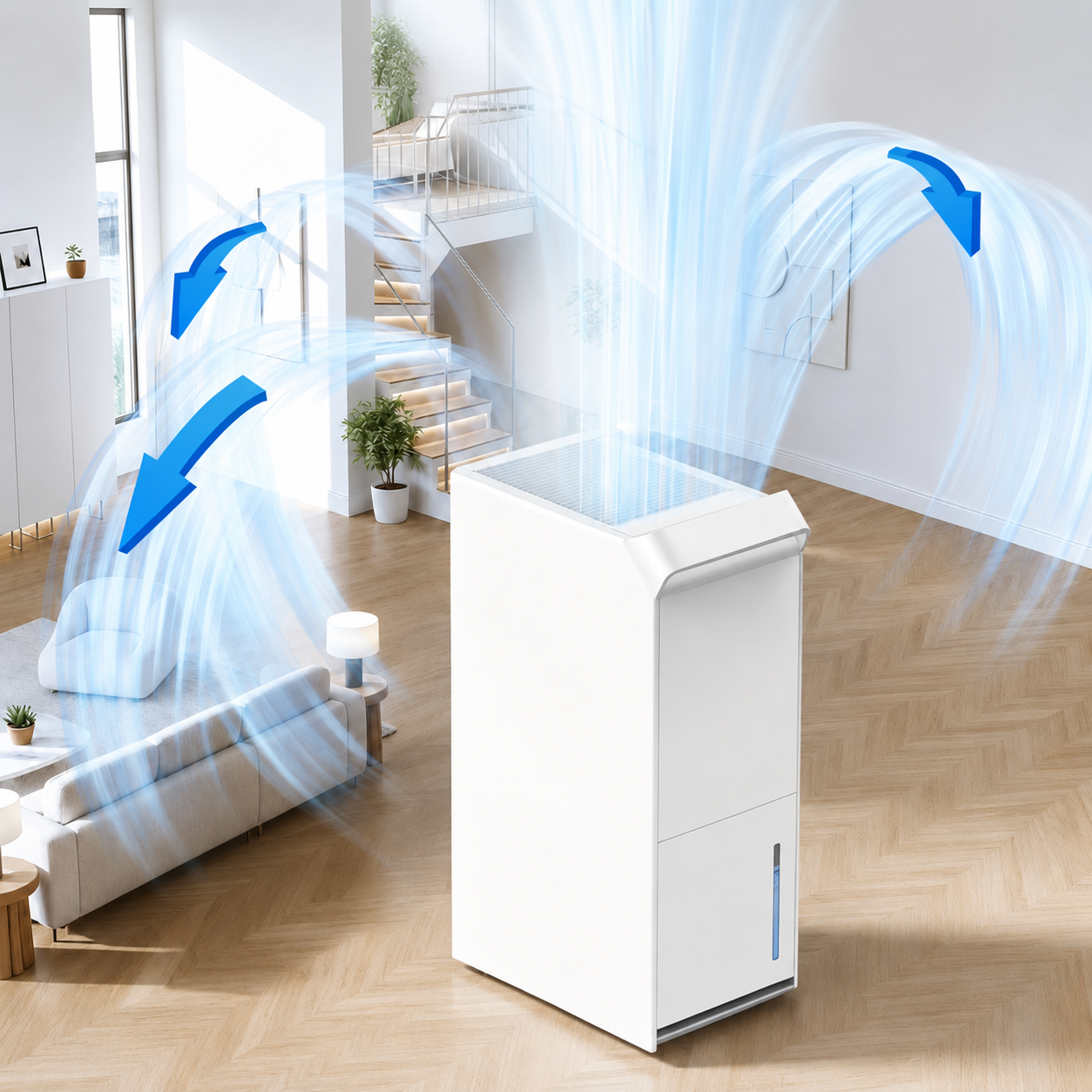 Basement Dehumidifier with Moisture Control and Cooling