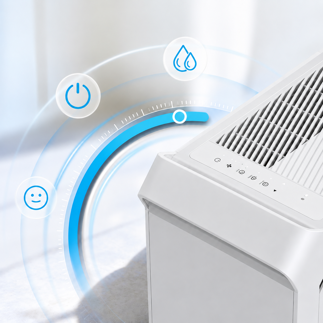 Basement Dehumidifier with Moisture Control and Cooling