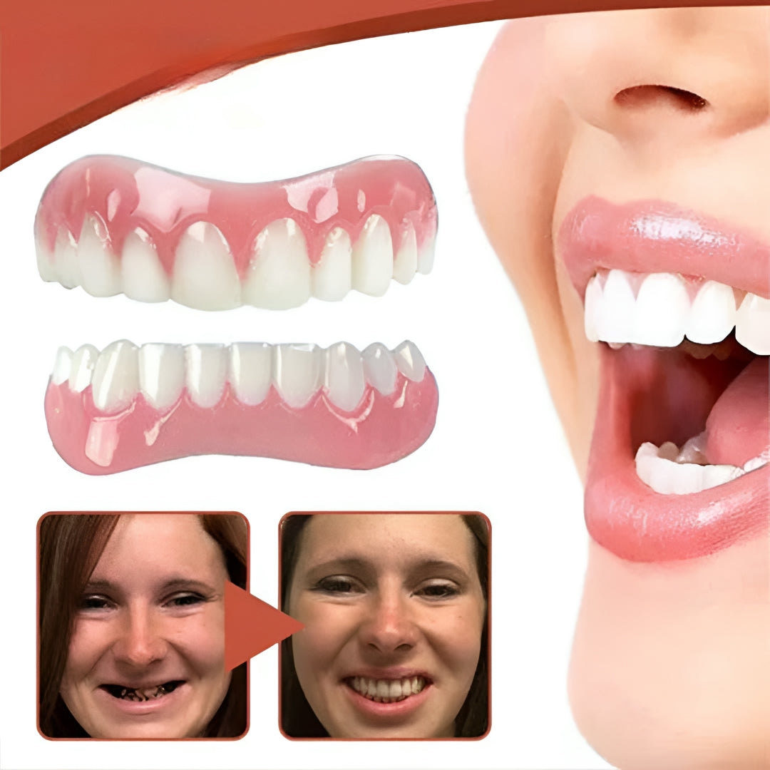 Complete Denture Kit with Silicone-Fit Replacement Teeth