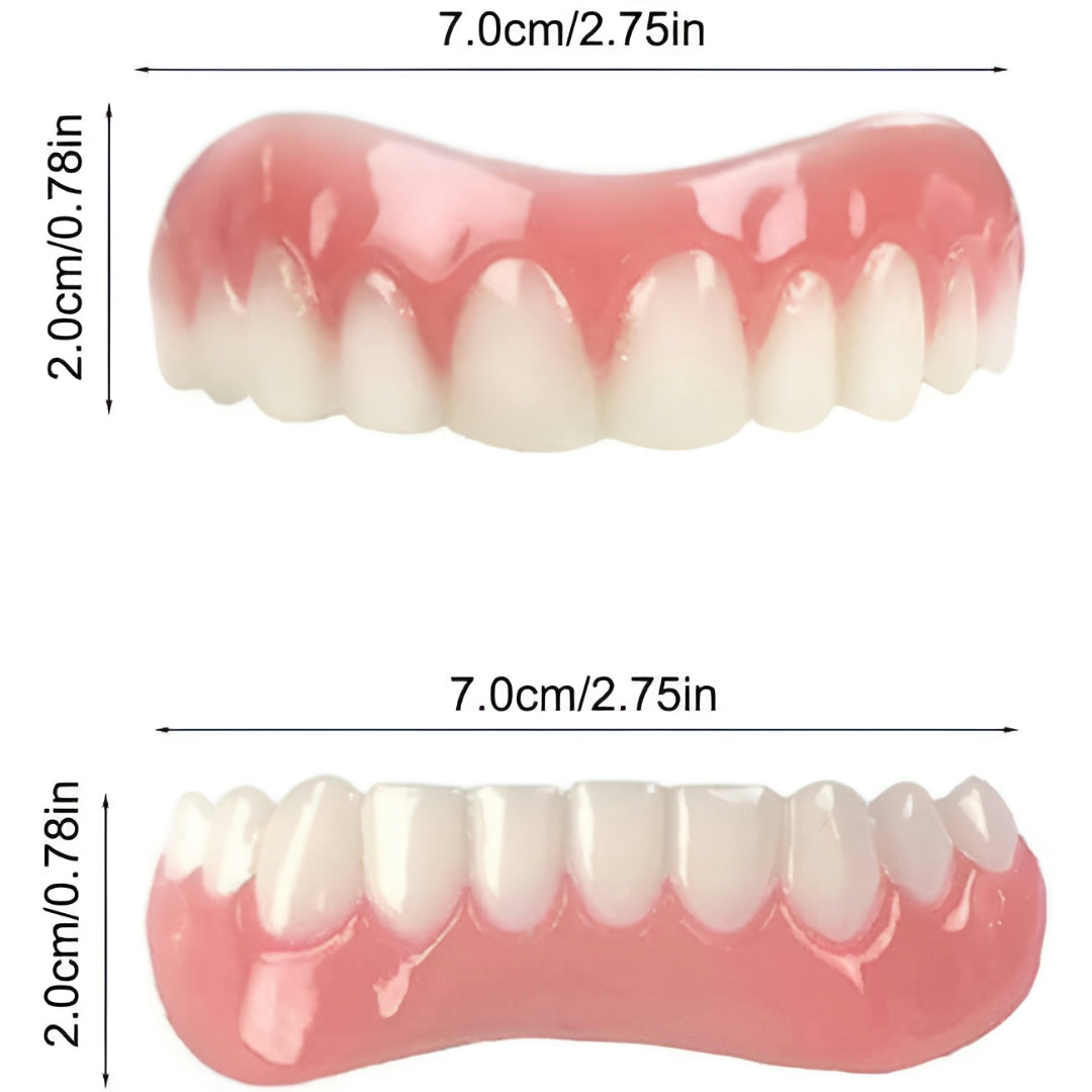 Complete Denture Kit with Silicone-Fit Replacement Teeth