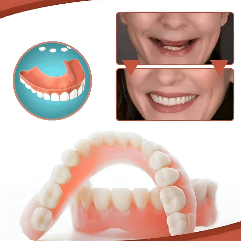 Complete Denture Kit with Silicone-Fit Replacement Teeth
