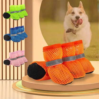 Adjustable Non-Slip Dog Shoes - Paw Boots for Comfort