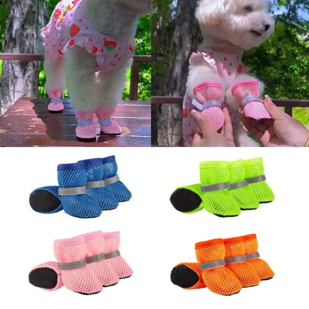 Adjustable Non-Slip Dog Shoes - Paw Boots for Comfort