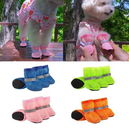 Adjustable Non-Slip Dog Shoes - Paw Boots for Comfort