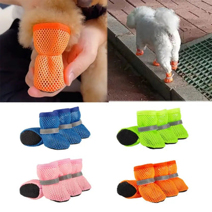 Adjustable Non-Slip Dog Shoes - Paw Boots for Comfort
