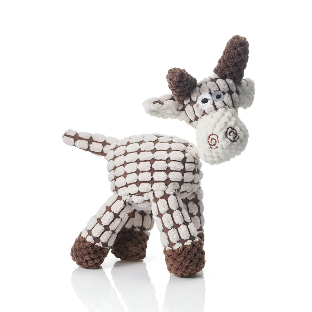 Durable Rope Dog Toy with Chewable Animal Design and Squeaker