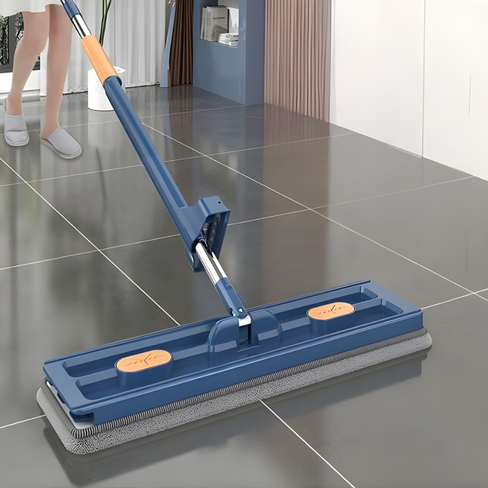Flat Microfiber Floor Spray Mop with Long-Handle Cleaning System