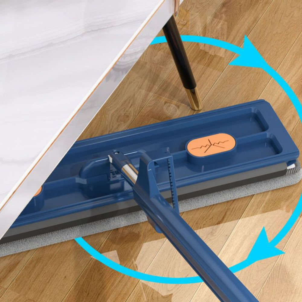 Flat Microfiber Floor Spray Mop with Long-Handle Cleaning System