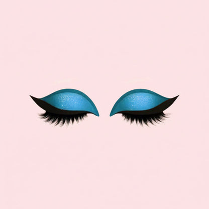 3-in-1 False Eyelashes Kit - Reusable Eyeshadow, Eyeliner & Makeup Sticker Set
