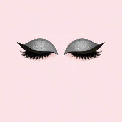 3-in-1 False Eyelashes Kit - Reusable Eyeshadow, Eyeliner & Makeup Sticker Set