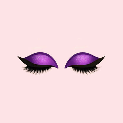 3-in-1 False Eyelashes Kit - Reusable Eyeshadow, Eyeliner & Makeup Sticker Set