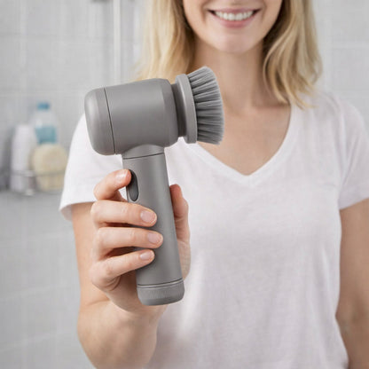 Electric Rotary Scrubber Cleaning Brush - Powerful Household Cleaning Tool