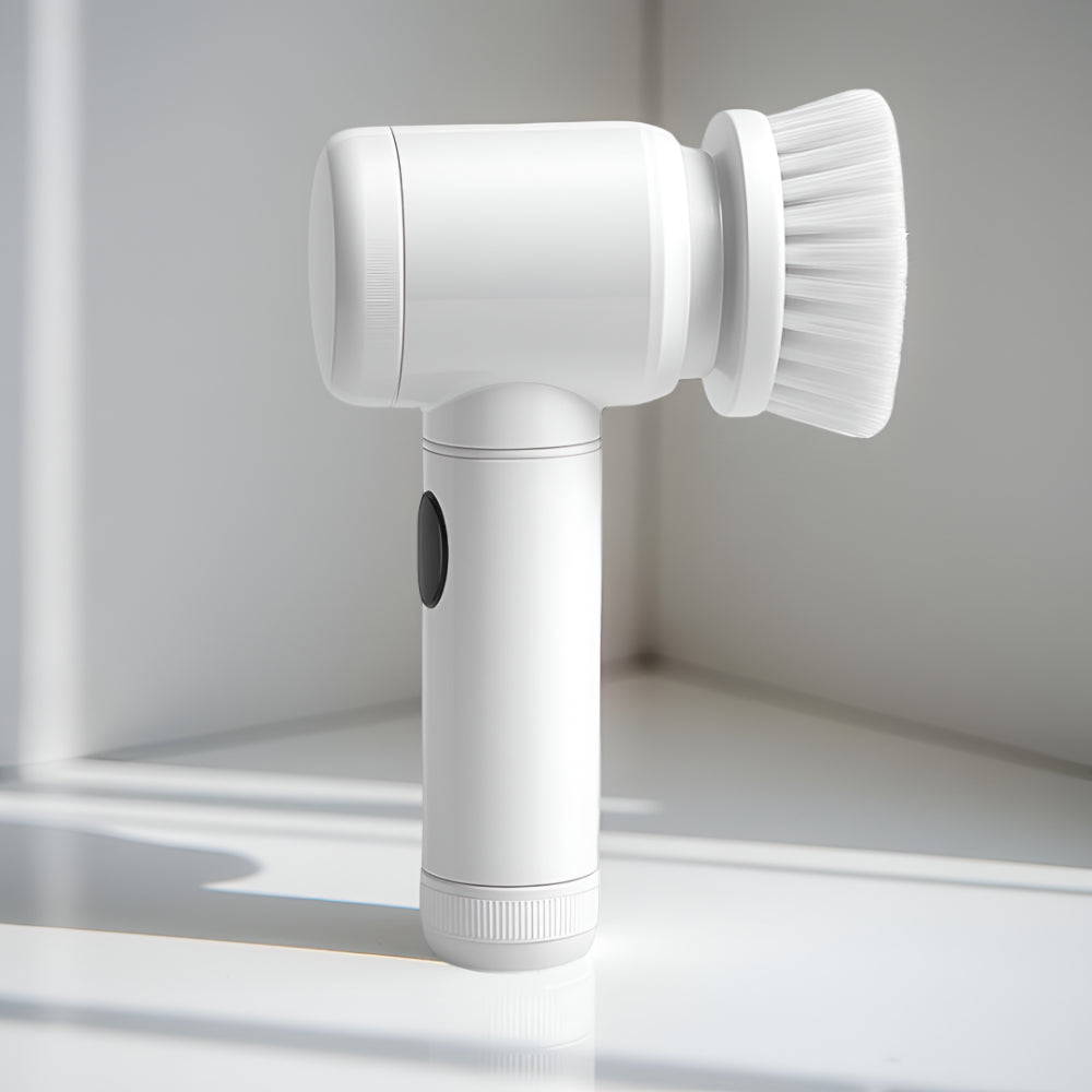 Electric Rotary Scrubber Cleaning Brush - Powerful Household Cleaning Tool
