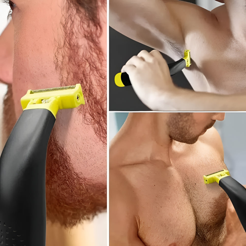 Cordless USB Rechargeable Electric Shaver & Body Hair Trimmer