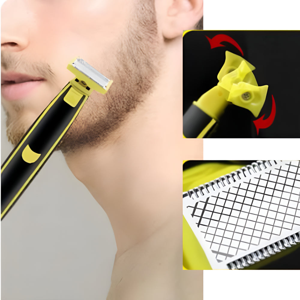 Cordless USB Rechargeable Electric Shaver & Body Hair Trimmer