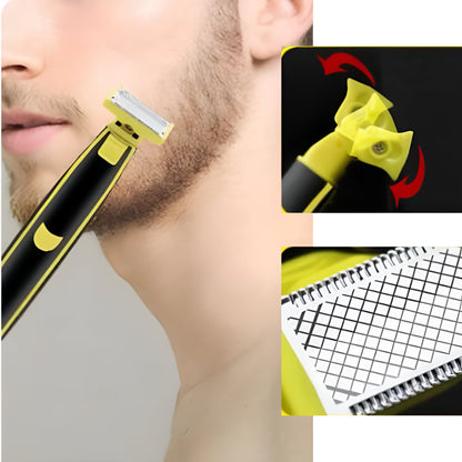 Cordless USB Rechargeable Electric Shaver & Body Hair Trimmer