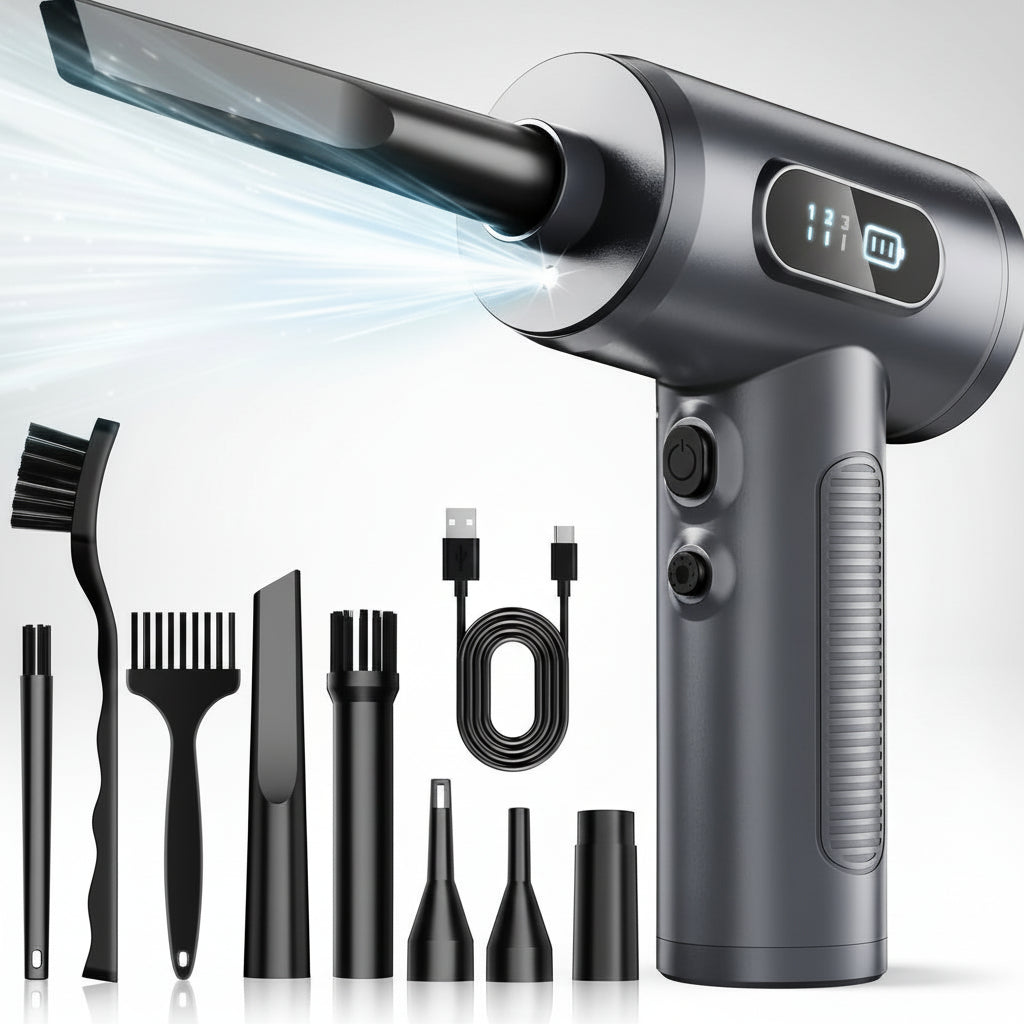 Cordless Electric Air Duster - Powerful Cleaning Tool for Electronics