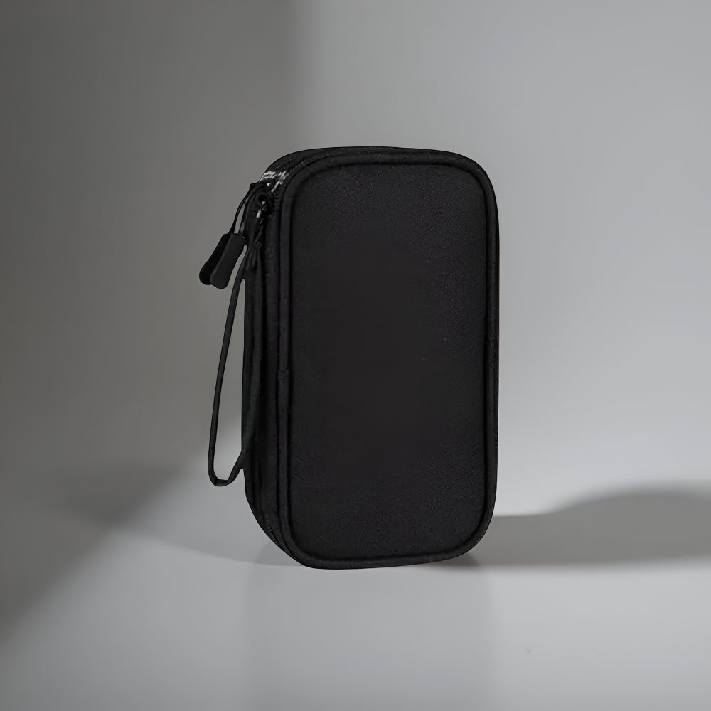Fabric Electronics Organizer Case - Portable, Travel-Ready Storage Solution