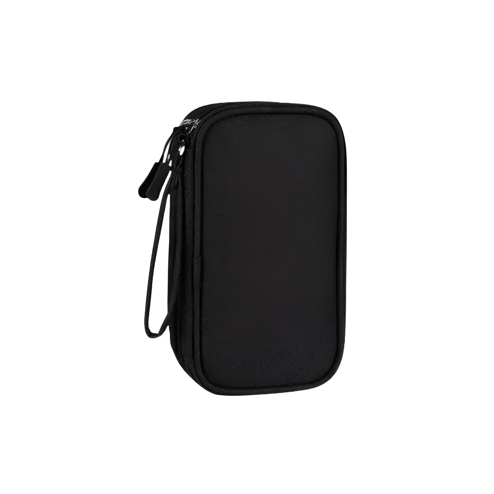 Fabric Electronics Organizer Case - Portable, Travel-Ready Storage Solution