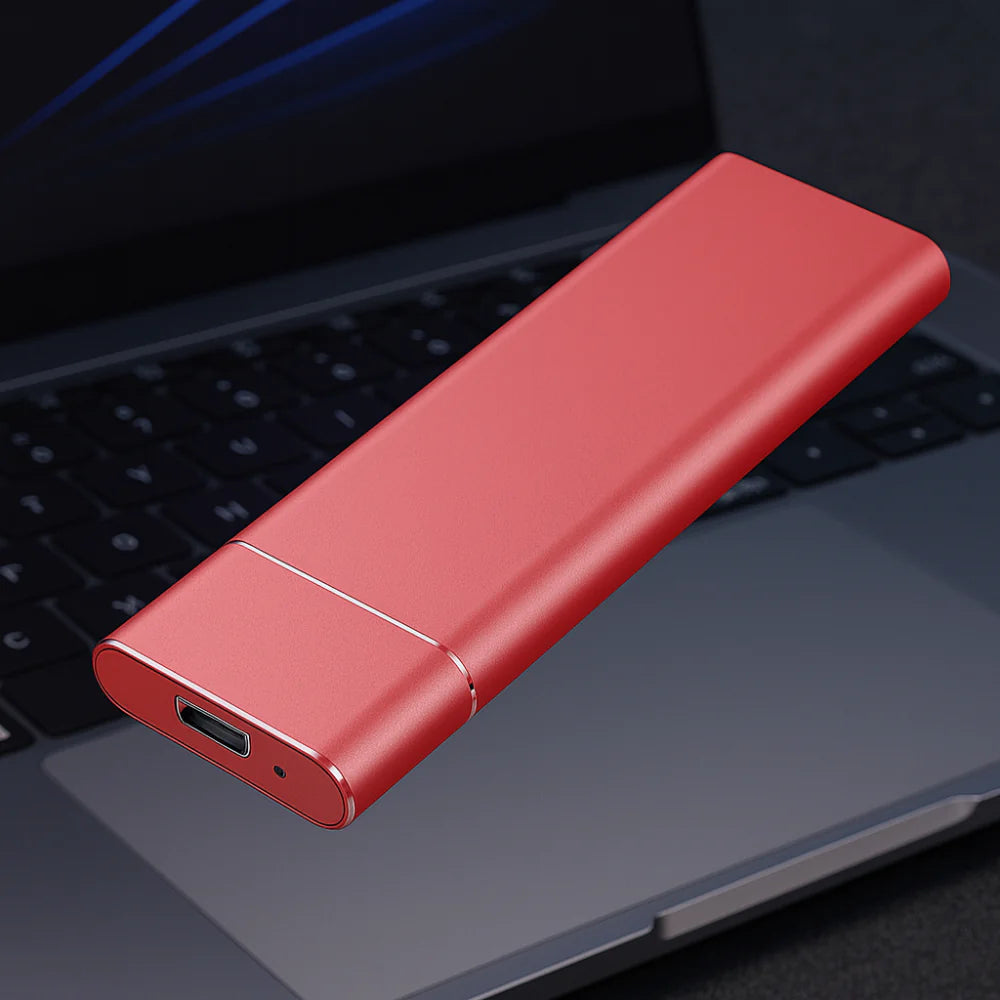 Aluminum Portable External Hard Drive – Sleek, Durable Storage Solution
