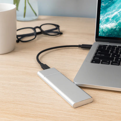 Aluminum Portable External Hard Drive – Sleek, Durable Storage Solution