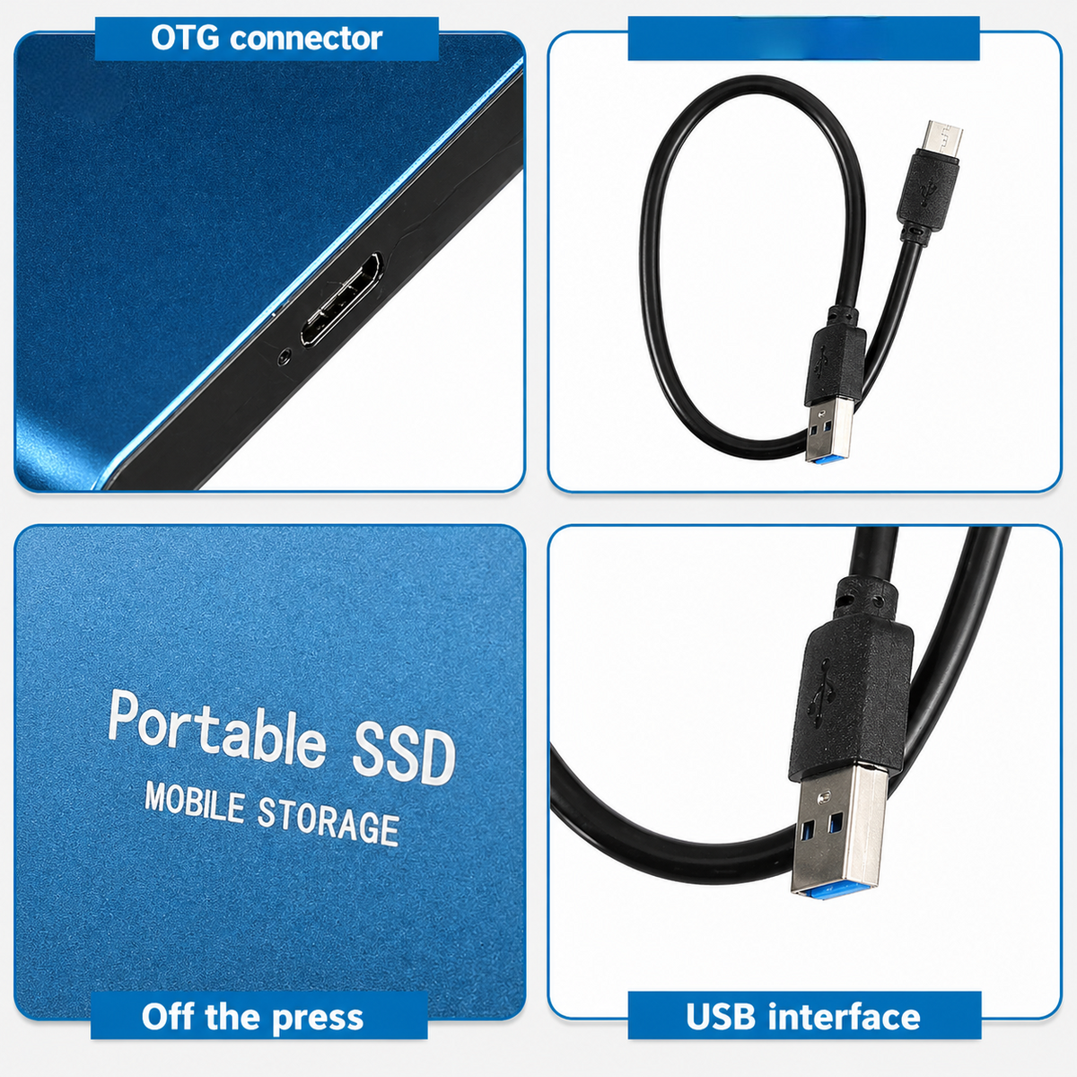 2TB USB-C Portable SSD — Ultra-Fast External Storage for On-the-Go