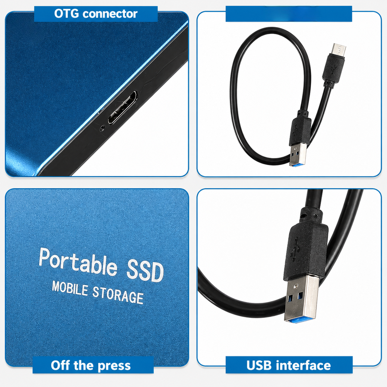 2TB USB-C Portable SSD — Ultra-Fast External Storage for On-the-Go