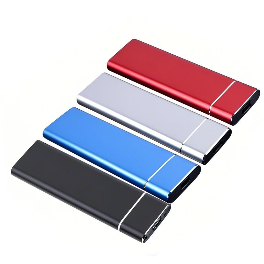 Aluminum Portable External Hard Drive – Sleek, Durable Storage Solution