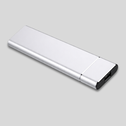 Aluminum Portable External Hard Drive – Sleek, Durable Storage Solution