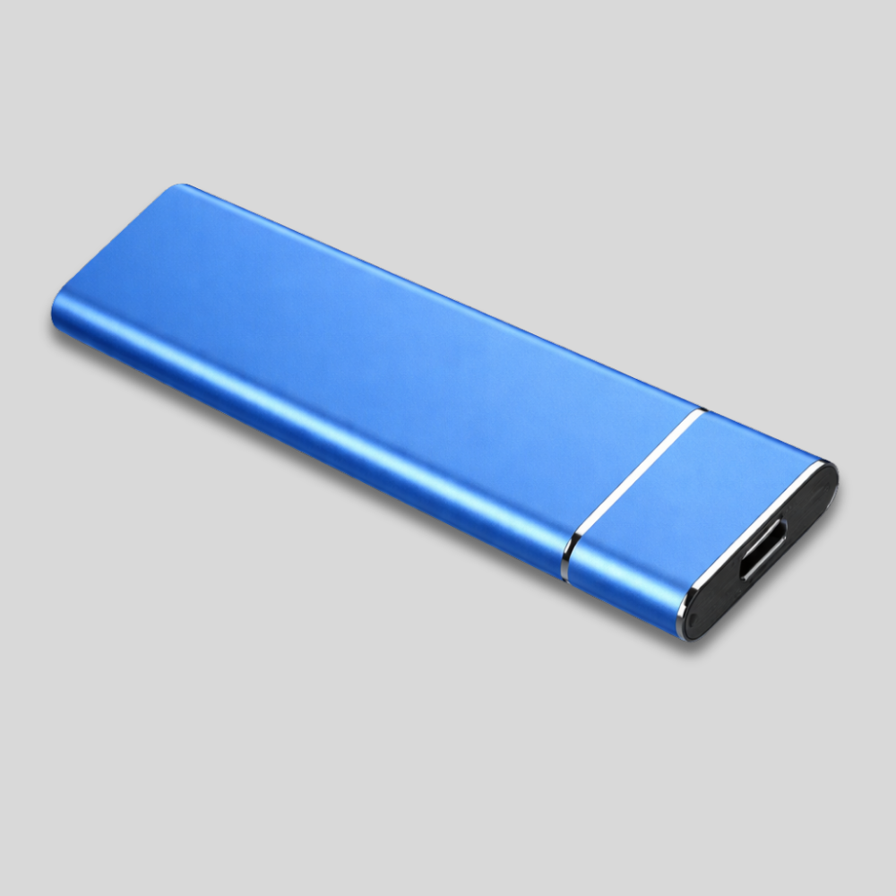 Aluminum Portable External Hard Drive – Sleek, Durable Storage Solution