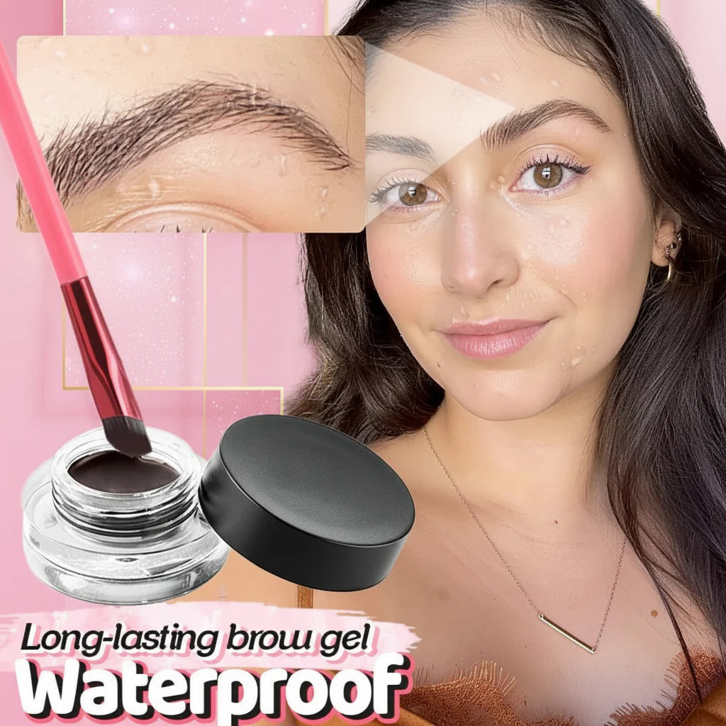 4D Hair Stroke Eyebrow Stamp & Brush - Waterproof Brow Tool for Natural, Precise Definition