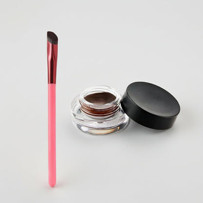 4D Hair Stroke Eyebrow Stamp & Brush - Waterproof Brow Tool for Natural, Precise Definition