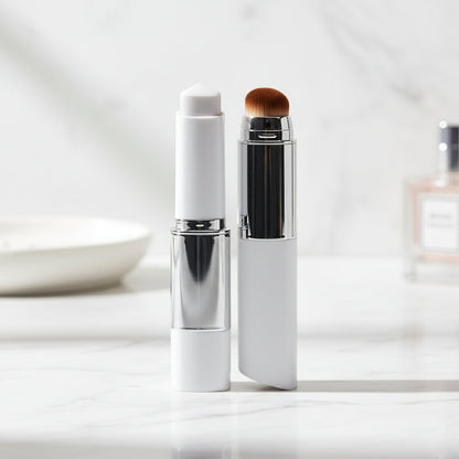 Color-Changing Hydrating Foundation Stick with Cream Texture and Soft Brush