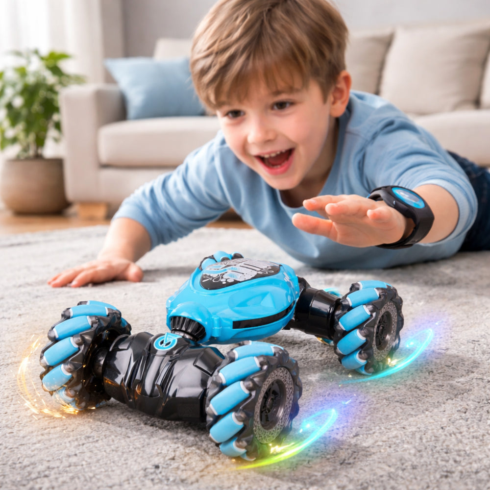 Gesture-Controlled RC Car: Stunt and Climb Toy Vehicle