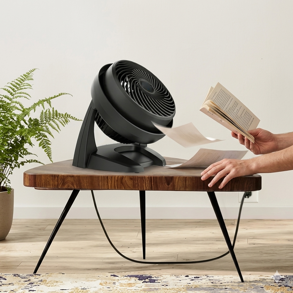 Adjustable Floor Fan — Powerful Cooling Air Circulator