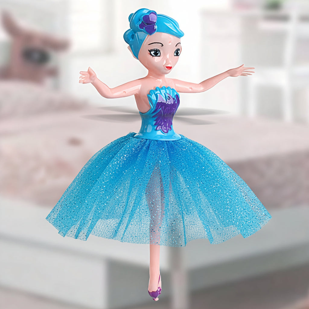 Flying Fairy Princess Toy with LED Lights and Hand Sensor - Interactive Light-Up Toy for Kids
