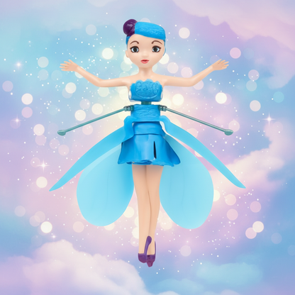 Flying Fairy Princess Toy with LED Lights and Hand Sensor - Interactive Light-Up Toy for Kids