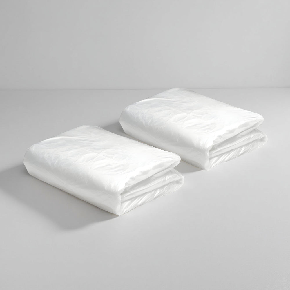 Disposable Foot Spa Liners - Plastic Pedicure Tub Covers (Set)