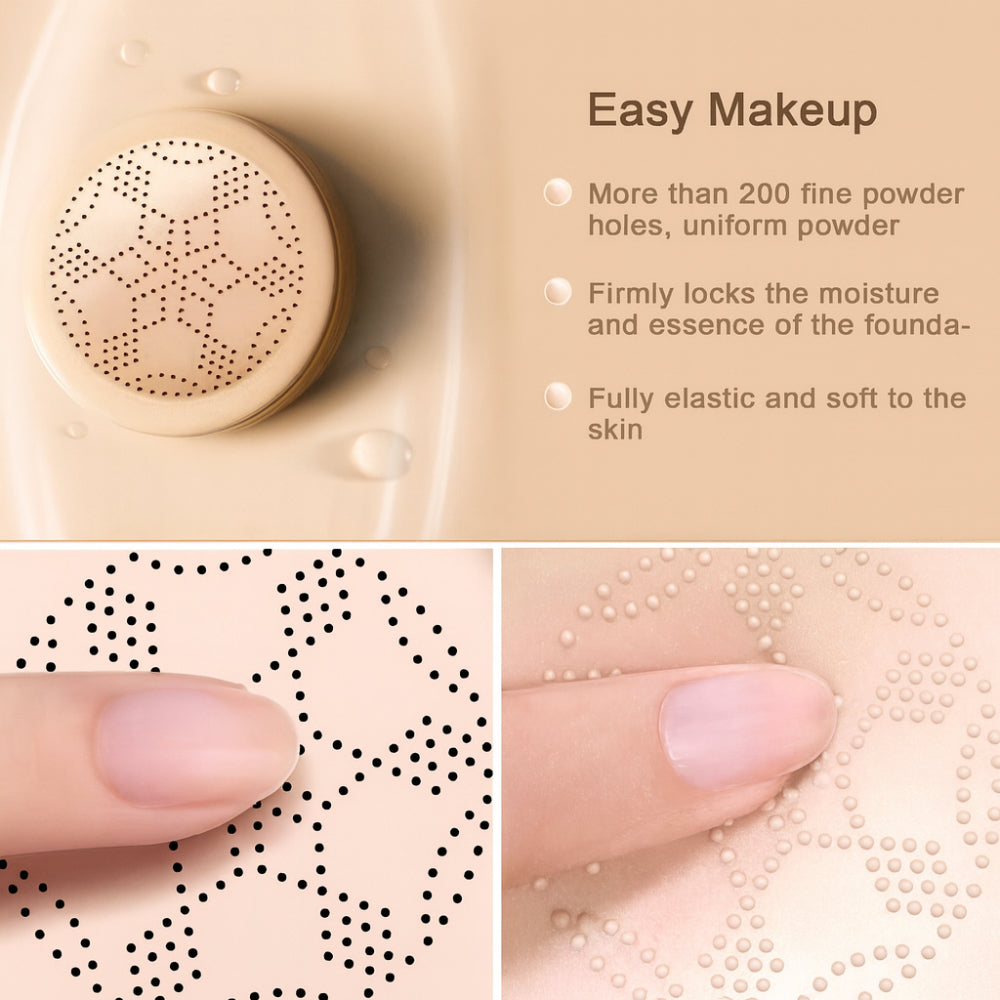 Foundation Cushion Compact – Natural Coverage with Face Applicator