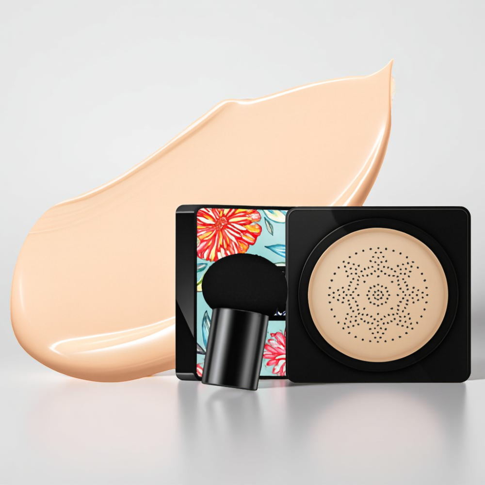 Foundation Cushion Compact – Natural Coverage with Face Applicator