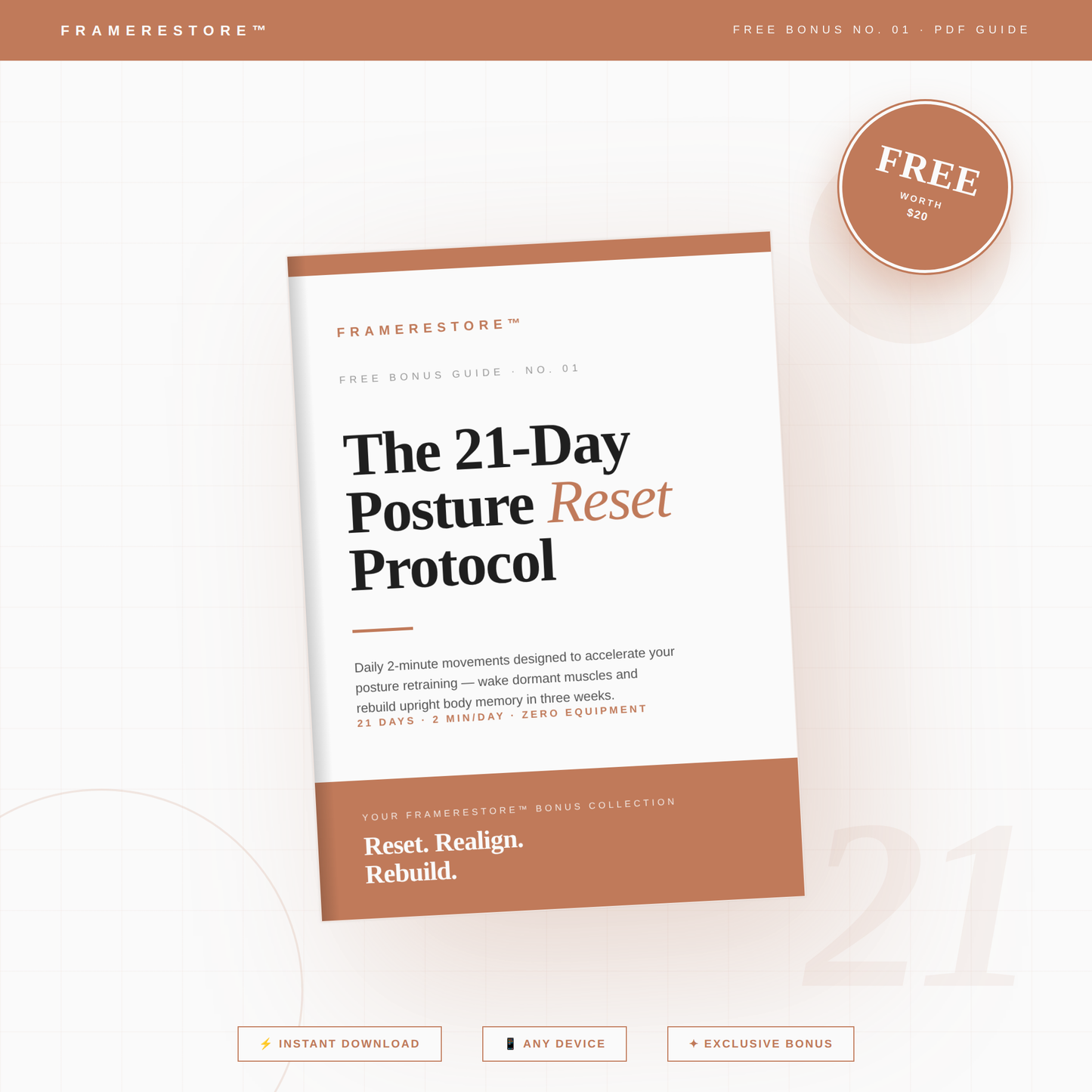The 21-Day Posture Transformation Plan e-Book