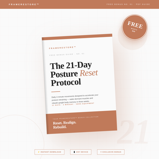 The 21-Day Posture Transformation Plan eBook