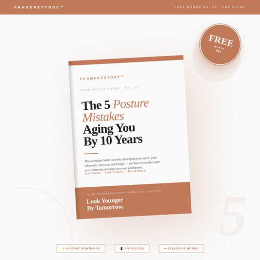 5 Hidden Posture Mistakes eBook