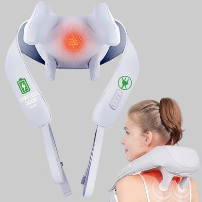 Cordless Neck Massager – Portable Shoulder Relaxation Device for Deep Muscle Relief